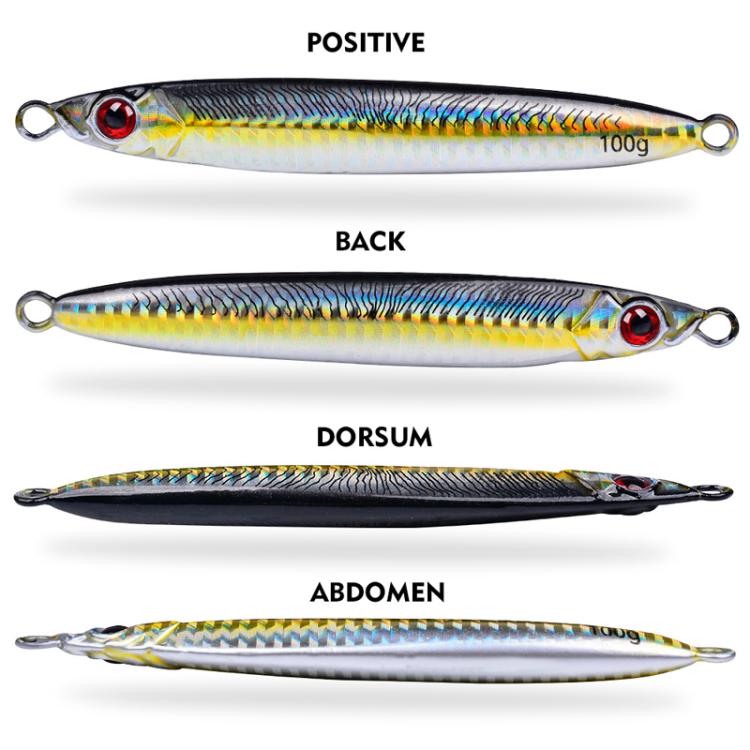 28G PROBEROS LF153 3D Fast Twitch Sea Fishing Road Runner Lure Long Casting Quick Sinking False Bait(B) by PROBEROS