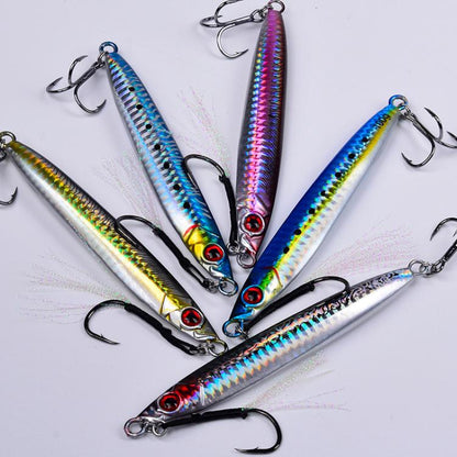 14G PROBEROS LF153 3D Fast Twitch Sea Fishing Road Runner Lure Long Casting Quick Sinking False Bait(A) by PROBEROS