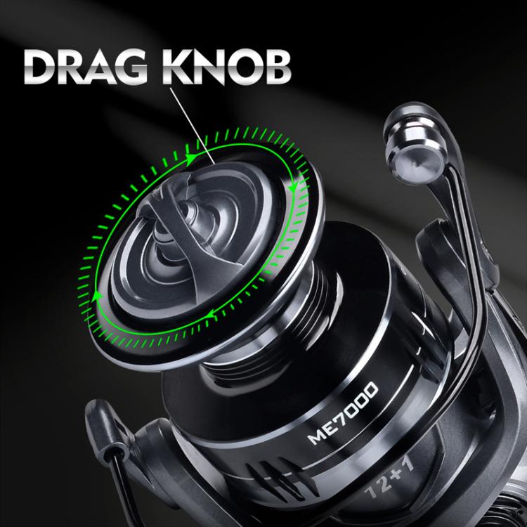 PROBEROS ME2000 LUYA Spinning Reel Sea Long Casting CNC Metal Swing Arm Fishing Reel by PROBEROS