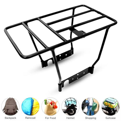 For Xiaomi M365 1S Pro Scooter Rear Rack Heavy-Duty Cargo Rack(Black) by bashfashion