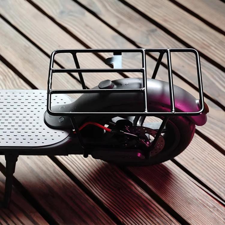For Xiaomi M365 1S Pro Scooter Rear Rack Heavy-Duty Cargo Rack(Black) by bashfashion