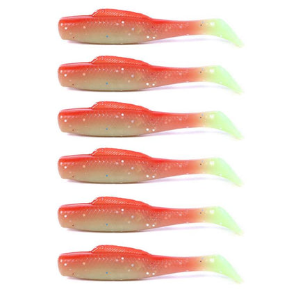 HENGJIA 6pcs / Box Outdoor Fishing Floating Soft Bait 8cm-5g Bionic False Lure, Style: 1# by HENGJIA