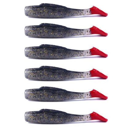 HENGJIA 6pcs / Box Outdoor Fishing Floating Soft Bait 8cm-5g Bionic False Lure, Style: 5# by HENGJIA