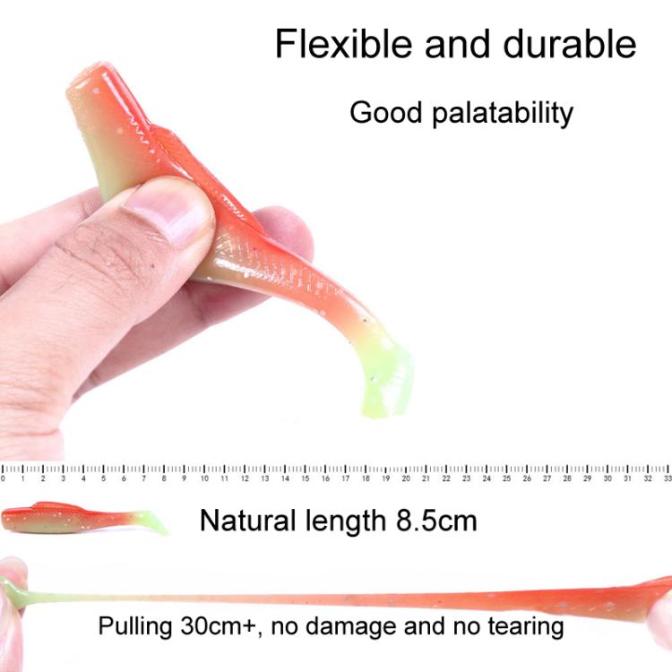 HENGJIA 6pcs / Box Outdoor Fishing Floating Soft Bait 8cm-5g Bionic False Lure, Style: 5# by HENGJIA