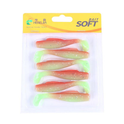 HENGJIA 6pcs / Box Outdoor Fishing Floating Soft Bait 8cm-5g Bionic False Lure, Style: 6# by HENGJIA