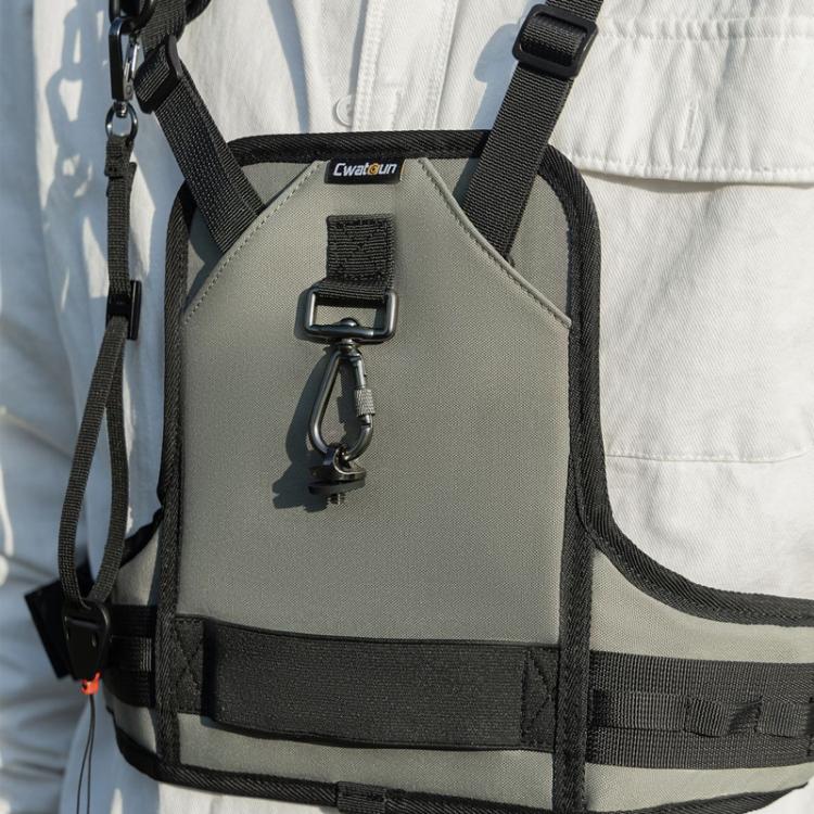 Cwatcun D182 Camera Strap Vest Outdoor Stress Relief DSLR Camera Quick Release Vest by Cwatcun