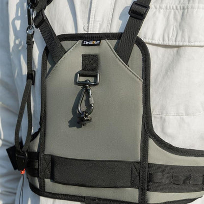 Cwatcun D182 Camera Strap Vest Outdoor Stress Relief DSLR Camera Quick Release Vest by Cwatcun