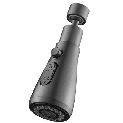 Kitchen Universal Faucet Extender Sink Connector Spout Swivel Faucet Splash Guard(Gray) by bashfashion