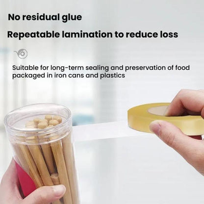 PVC Food Can Sealing Film Transparent Seamless Tape, Size: 15mm x 20m by bashfashion