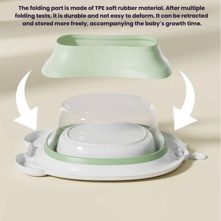 Children Silicone Folding Washbasin Portable Thickened Hangable Butt Washbasin For Babies, Color: Blue-Bunny by bashfashion