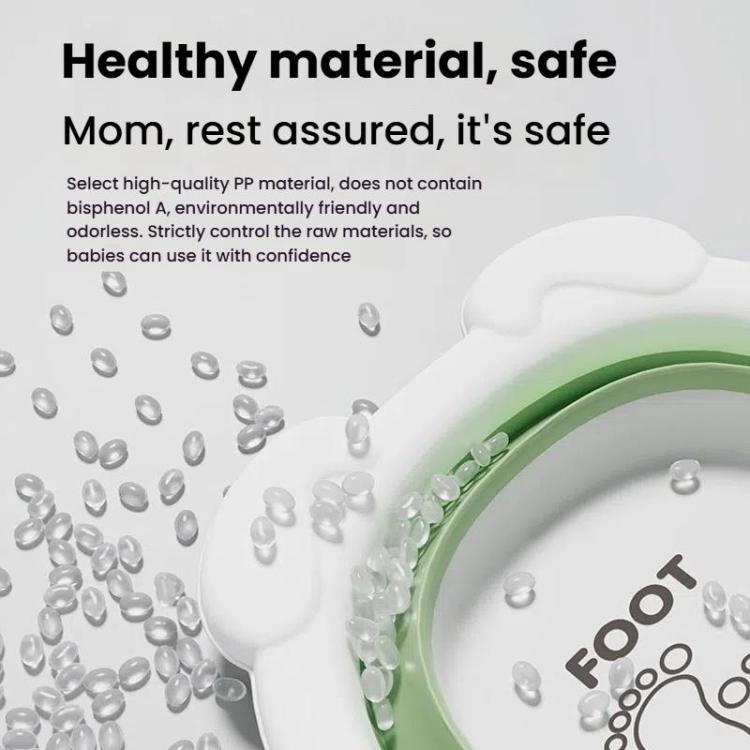 Children Silicone Folding Washbasin Portable Thickened Hangable Butt Washbasin For Babies, Color: Blue-Bunny by bashfashion