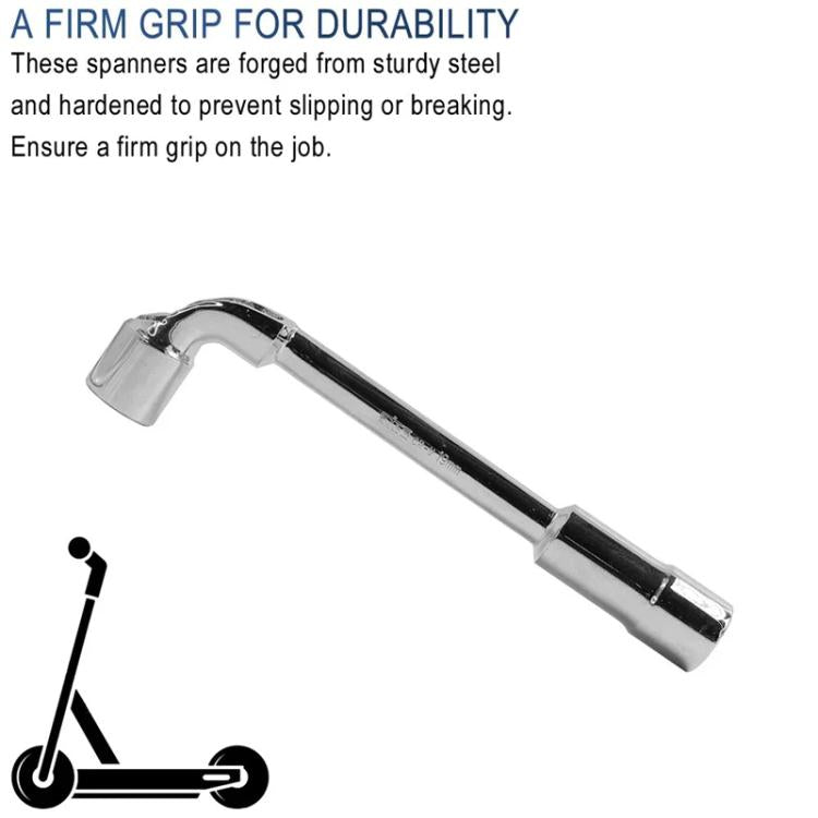 X1665 For INOKIM OXO OX Electrical Scooter 19mm L-Shaped Open-End Socket Wrench For Fixing The Motor Nut by bashfashion