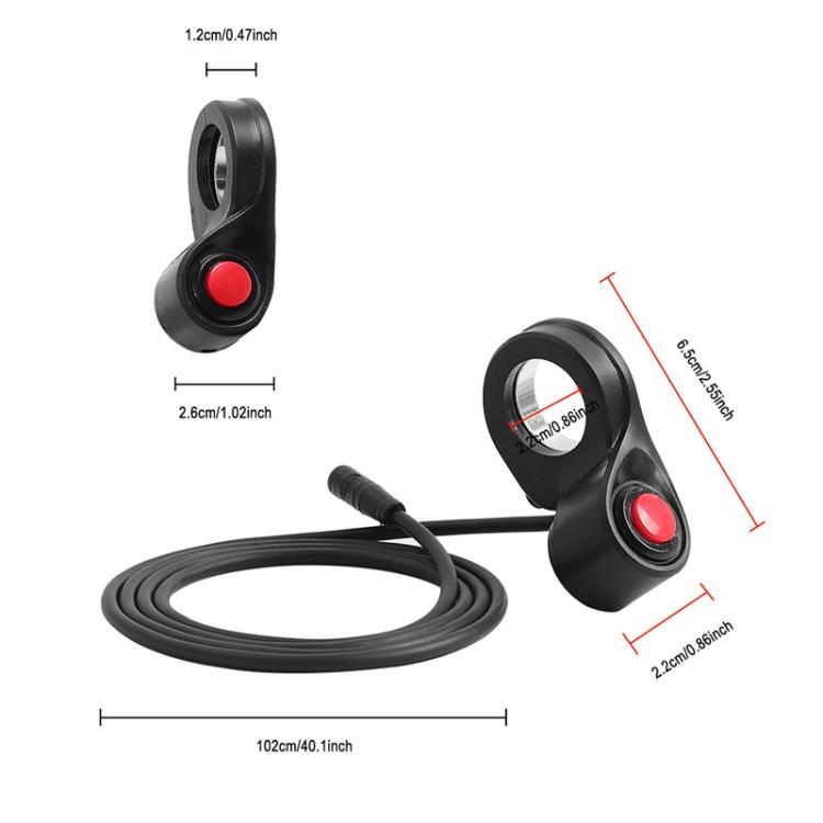 X1657 For INOKIM OXO Electrical Scooter Single / Dual Motor Switch Button Turbo / Eco Mode Switch Actuation by bashfashion