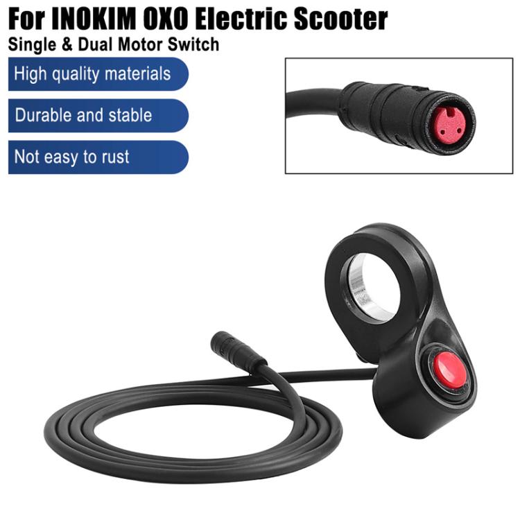 X1657 For INOKIM OXO Electrical Scooter Single / Dual Motor Switch Button Turbo / Eco Mode Switch Actuation by bashfashion