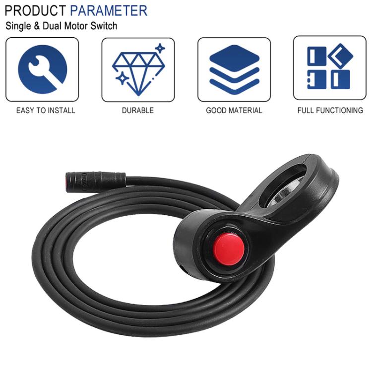 X1657 For INOKIM OXO Electrical Scooter Single / Dual Motor Switch Button Turbo / Eco Mode Switch Actuation by bashfashion