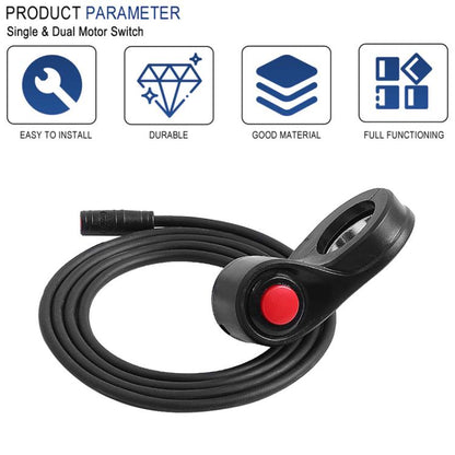 X1657 For INOKIM OXO Electrical Scooter Single / Dual Motor Switch Button Turbo / Eco Mode Switch Actuation by bashfashion