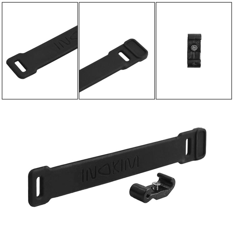 X1659 For INOKIM OXO OX Electrical Scooter Safety Locking Strap With Hook Bracket Wrappable Foldable Rubber Strap by bashfashion