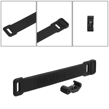 X1659 For INOKIM OXO OX Electrical Scooter Safety Locking Strap With Hook Bracket Wrappable Foldable Rubber Strap by bashfashion