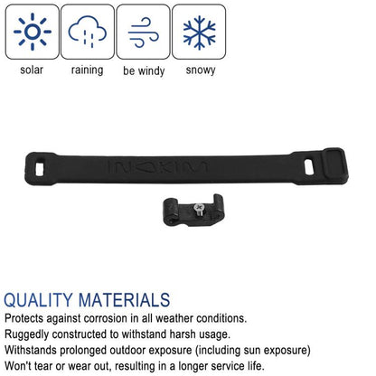 X1659 For INOKIM OXO OX Electrical Scooter Safety Locking Strap With Hook Bracket Wrappable Foldable Rubber Strap by bashfashion