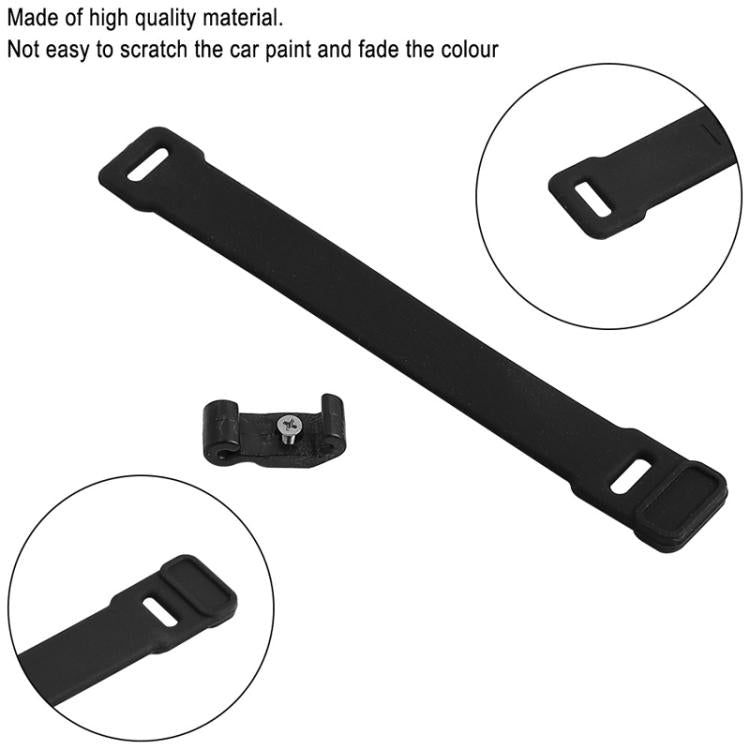 X1659 For INOKIM OXO OX Electrical Scooter Safety Locking Strap With Hook Bracket Wrappable Foldable Rubber Strap by bashfashion