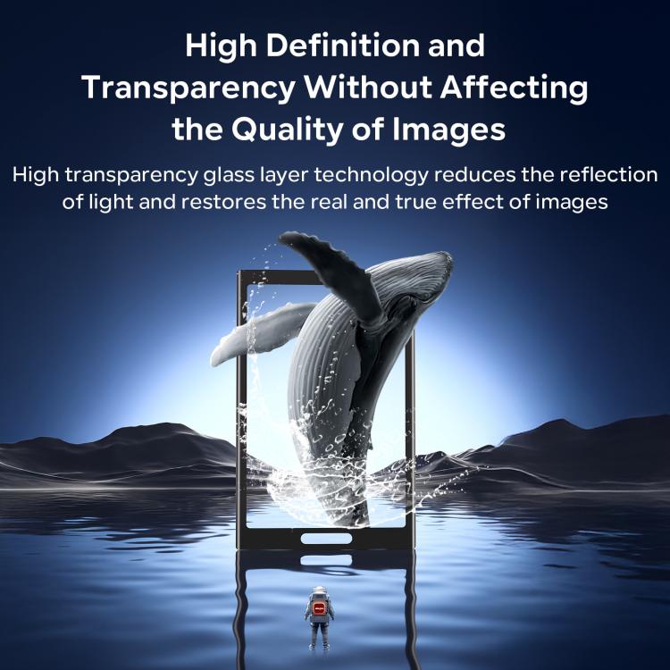 For Insta360 X5 / X4 aMagisn Tempered Glass Screen Protector Anti-Scratch 9H Hardness(1 Pack) by aMagisn