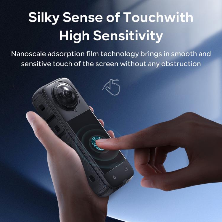 For Insta360 X5 / X4 aMagisn Tempered Glass Screen Protector Anti-Scratch 9H Hardness(1 Pack) by aMagisn