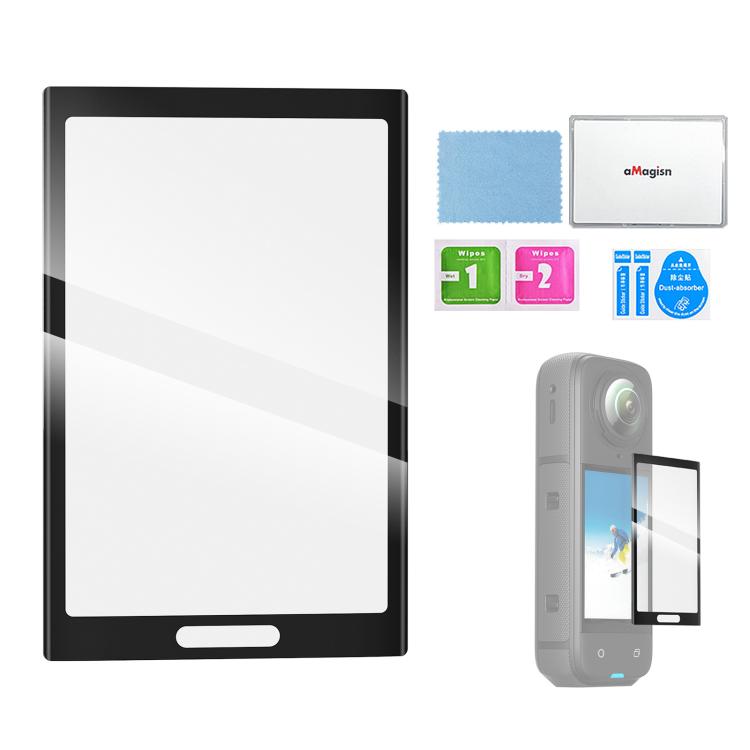 For Insta360 X5 / X4 aMagisn Tempered Glass Screen Protector Anti-Scratch 9H Hardness(1 Pack) by aMagisn