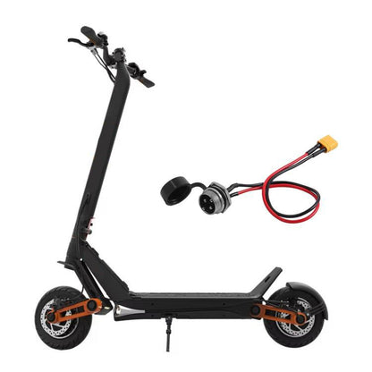 X1671 For INOKIM OXO OX Electrical Scooter Power Port Components GX16 3-Pin Aviation Header Charging Socket by bashfashion