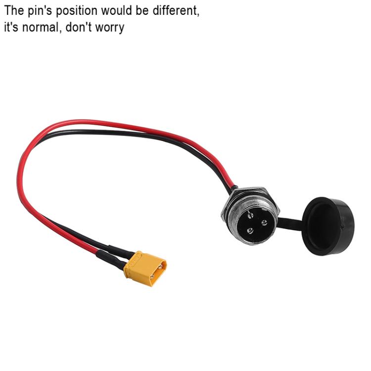 X1671 For INOKIM OXO OX Electrical Scooter Power Port Components GX16 3-Pin Aviation Header Charging Socket by bashfashion