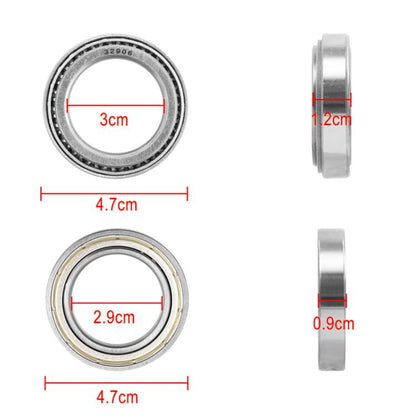 X0845 For INOKIM OXO OX Electrical Scooter Steering Shaft Bearing Repair Replacement Parts, Style: Upper+Lower Bearing by bashfashion