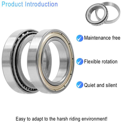 X0845 For INOKIM OXO OX Electrical Scooter Steering Shaft Bearing Repair Replacement Parts, Style: Upper+Lower Bearing by bashfashion