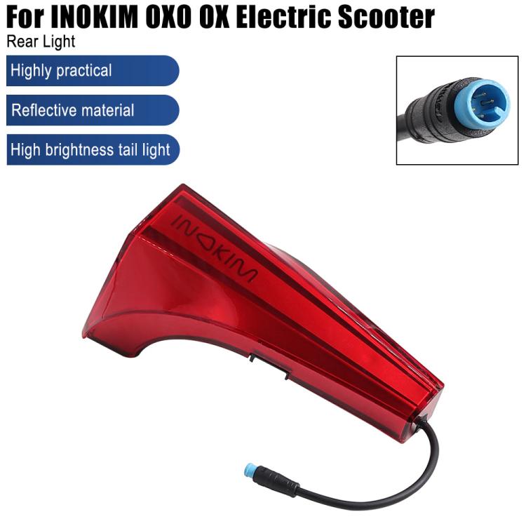 X1666 For INOKIM OXO OX Electrical Scooter LED Tail Decorative Light Safety Warning Lamp Replacement Parts by bashfashion