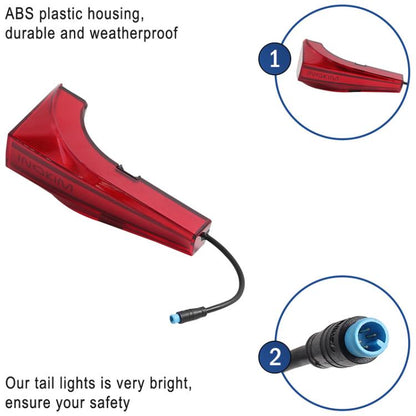 X1666 For INOKIM OXO OX Electrical Scooter LED Tail Decorative Light Safety Warning Lamp Replacement Parts by bashfashion