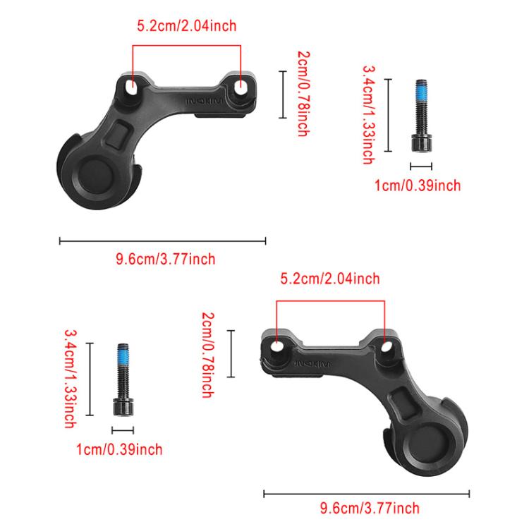 X1670 For INOKIM OX OXO Electrical Scooter Rocker Seal Cover For Plugging Motor And Wheel Shaft Holes, Style: Rear by bashfashion