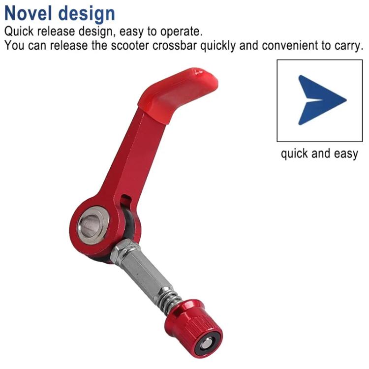 X1655 For INOKIM OXO OX Electrical Scooter Quick Release Bars Folding System Main Bar Clip Steering Rod Lock by bashfashion