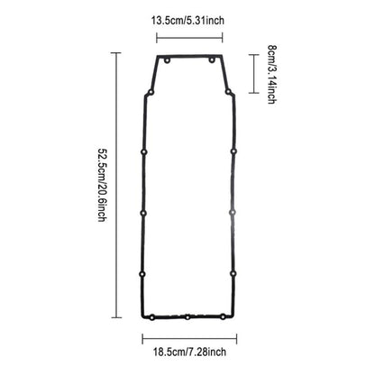 X1667 For INOKIM OXO OX Electrical Scooter Waterproof Sealing Ring For Sealing The Seam Between Floorboard And Cover by bashfashion