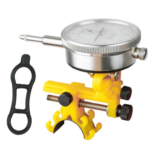 Bicycle Rim Adjustment Platform Correction Mechanical Tool, Color: BT110A Yellow With Dial by bashfashion