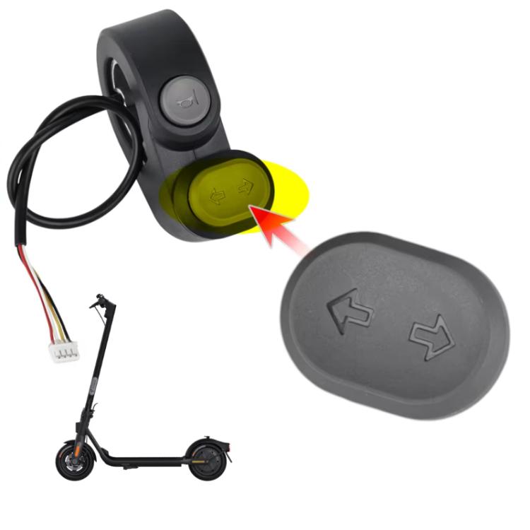For Ninebot G2 MAX 2 F2 PRO Electric Scooter Turn Signal Switch Button - Replacement LED Light Control Switch(Black) by bashfashion