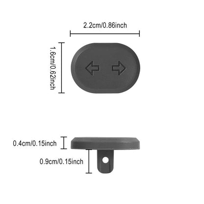 For Ninebot G2 MAX 2 F2 PRO Electric Scooter Turn Signal Switch Button - Replacement LED Light Control Switch(Black) by bashfashion