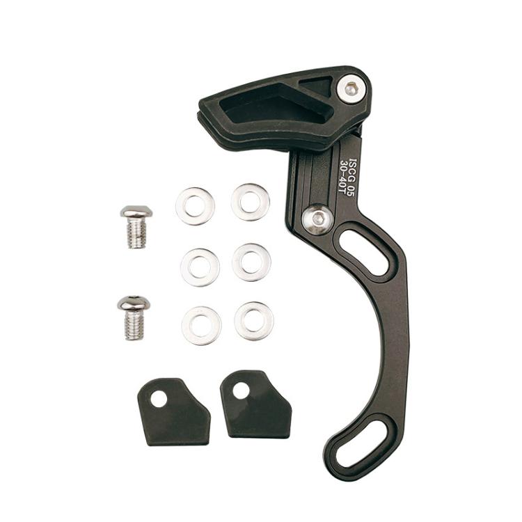 Bicycle Front Derailleur Single-Plate Positive Negative Tooth Chain Guide, Color: ISG05 Model Black by BIKERSAY