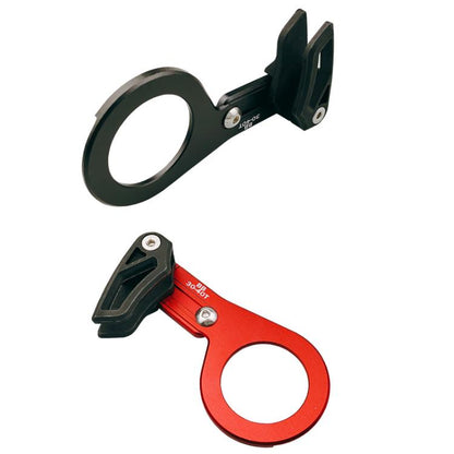 Bicycle Front Derailleur Single-Plate Positive Negative Tooth Chain Guide, Color: ISG05 Model Red by BIKERSAY