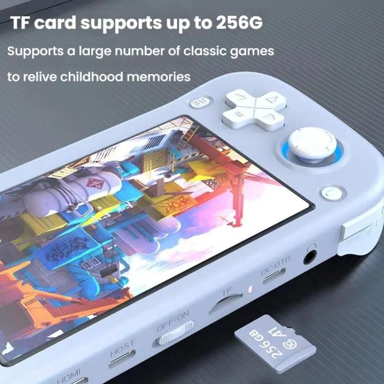 XF43 Retro Handheld Game Console Open Source 4.3 Inch Large Screen Gaming Video Players Console 128G(Gray) by bashfashion