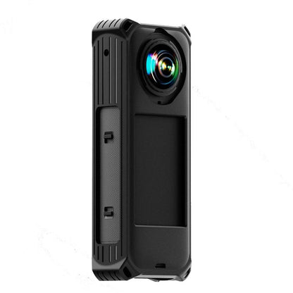 For Insta360 X5 Camera Silicone Cover Case With Lens Cap Shockproof Protective Shell(Black) by bashfashion