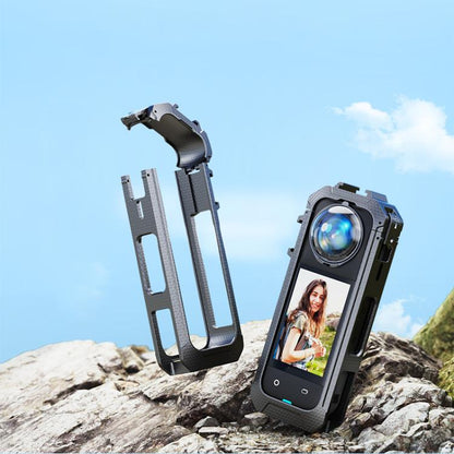 For Insta360 X5 Plastic Protective Frame Magnetic Quick-Release Camera Cage Expansion Bracket by bashfashion