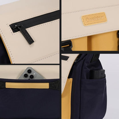 Cwatcun D191 Medium Shoulder Camera Bag Waterproof Crossbody Microsingle DSLR Camera Messenger Bag by Cwatcun