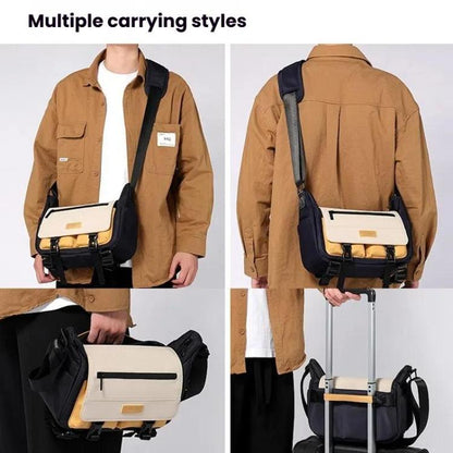 Cwatcun D191 Medium Shoulder Camera Bag Waterproof Crossbody Microsingle DSLR Camera Messenger Bag by Cwatcun