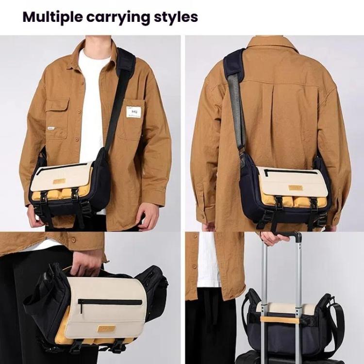 Cwatcun D191 Large Shoulder Camera Bag Waterproof Crossbody Microsingle DSLR Camera Messenger Bag by Cwatcun