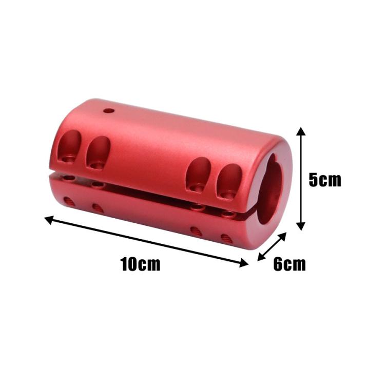 For Xiaomi M365 / M365 Pro Electric Scooter Folding Pole Fixed Protection Base Kit(Red) by bashfashion