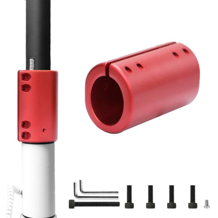 For Xiaomi M365 / M365 Pro Electric Scooter Folding Pole Fixed Protection Base Kit(Red) by bashfashion