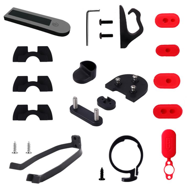 For Xiaomi M365 / M365 Pro Scooter Spare Parts Kit Replacement(Black) by bashfashion
